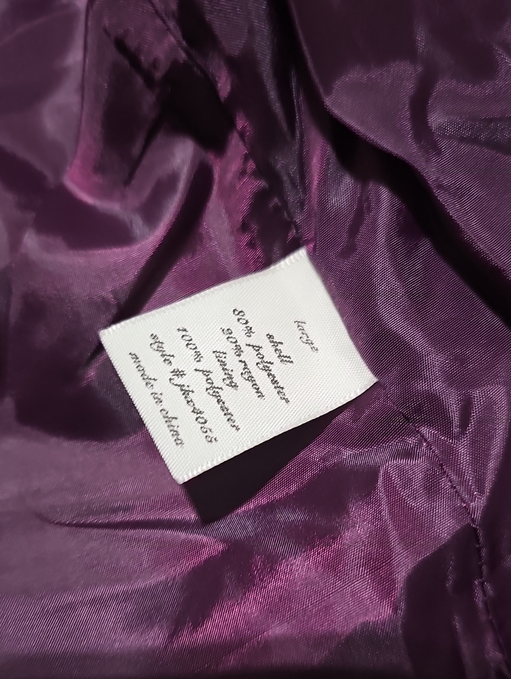 NWT Miami Francesca's Blazer 3/4 Sleeve Suit Coat Large Jacket Purple - Picture 4 of 6